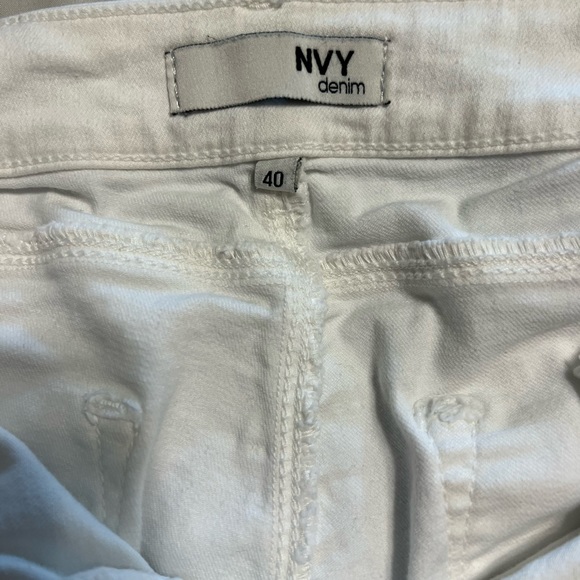 NVY Denim White Skinny Jeans - Picture 4 of 7